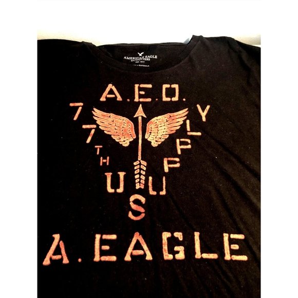 American Eagle Outfitters Other - American Eagle Men’s Black Shirt Vintage Large VTG